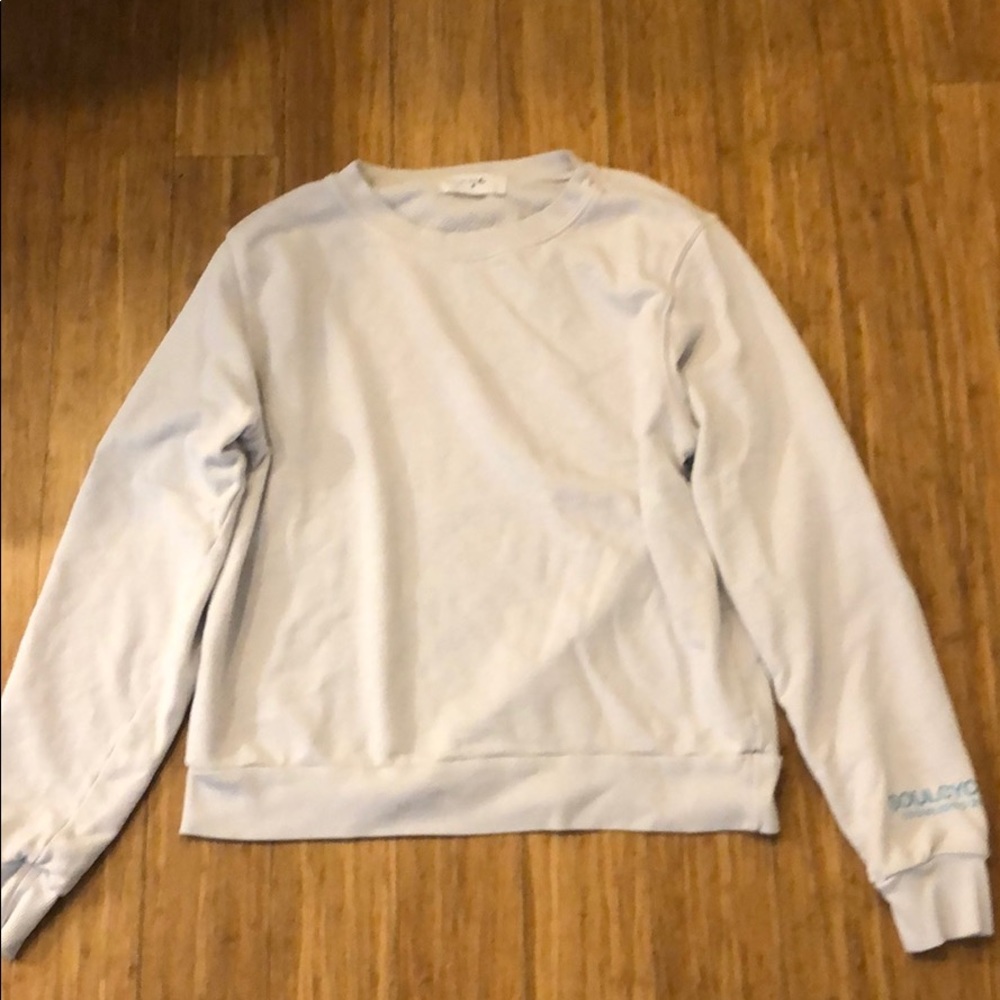 SoulCycle Grey Splatter Sweatshirt Medium